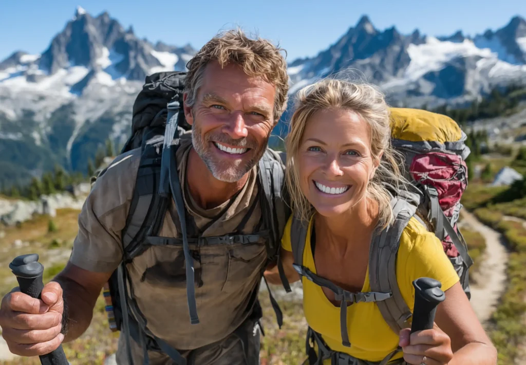 Couple representing hormone therapy for perimenopause, menopause, and andropause in Golden, CO