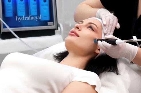 HydraFacial skin rejuvenation treatment at Restorative Health of Colorado
